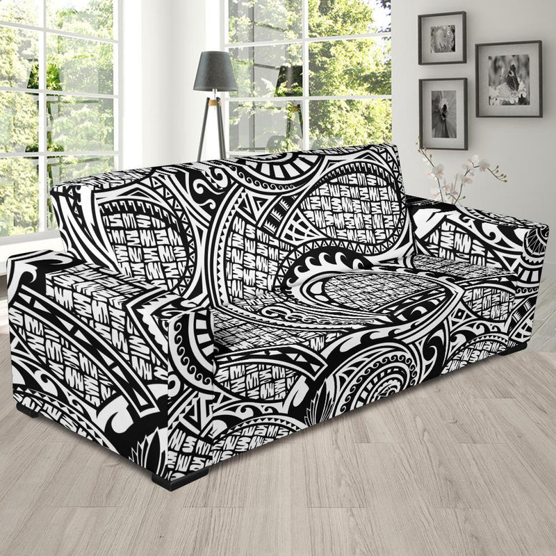 Polynesian Tribal Pattern Sofa Slipcover-JORJUNE.COM