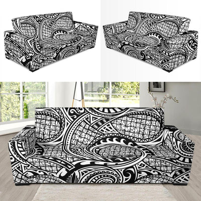 Polynesian Tribal Pattern Sofa Slipcover-JORJUNE.COM