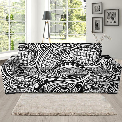 Polynesian Tribal Pattern Sofa Slipcover-JORJUNE.COM