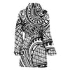 Polynesian Tribal Pattern Women Bath Robe