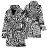 Polynesian Tribal Pattern Women Bath Robe