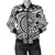 Polynesian Tribal Pattern Women Casual Bomber Jacket