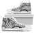 Polynesian Tribal Pattern Women High Top Shoes