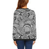 Polynesian Tribal Pattern Women Long Sleeve Sweatshirt-JorJune