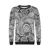 Polynesian Tribal Pattern Women Long Sleeve Sweatshirt-JorJune