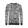 Polynesian Tribal Pattern Women Long Sleeve Sweatshirt-JorJune