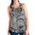 Polynesian Tribal Pattern Women Racerback Tank Top