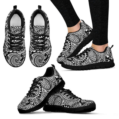 Polynesian Hawaiian Tribal Pattern Women Sneakers