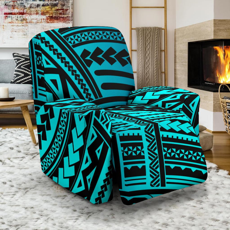 Polynesian Tribal Recliner Slipcover-JORJUNE.COM