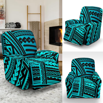 Polynesian Tribal Recliner Slipcover-JORJUNE.COM