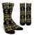 Polynesian Tribal Sea Turtle Hawaiian Crew Socks