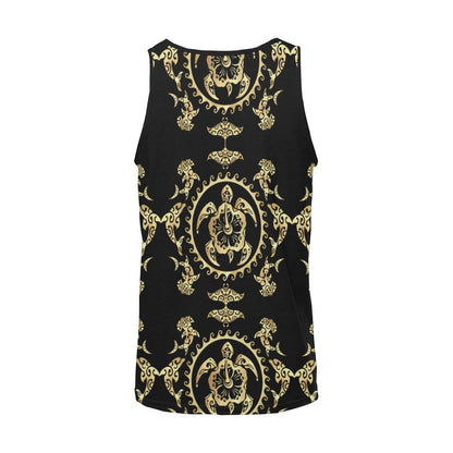 Polynesian Tribal Sea Turtle Hawaiian Men Tank Top
