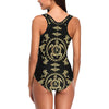 Polynesian Tribal Sea Turtle Hawaiian Women One Piece Swimsuit