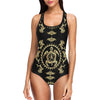 Polynesian Tribal Sea Turtle Hawaiian Women One Piece Swimsuit