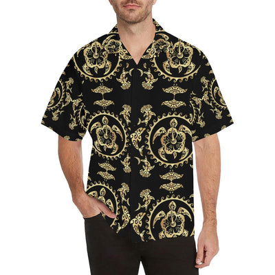 Polynesian Tribal Sea Turtle Hawaiian Men Hawaii Shirt