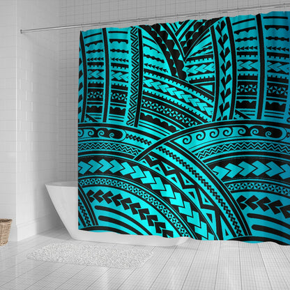 Polynesian Tribal Shower Curtain