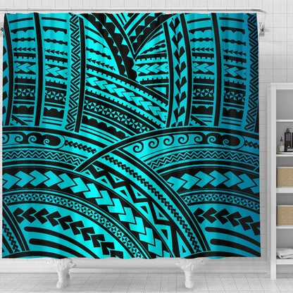 Polynesian Tribal Shower Curtain