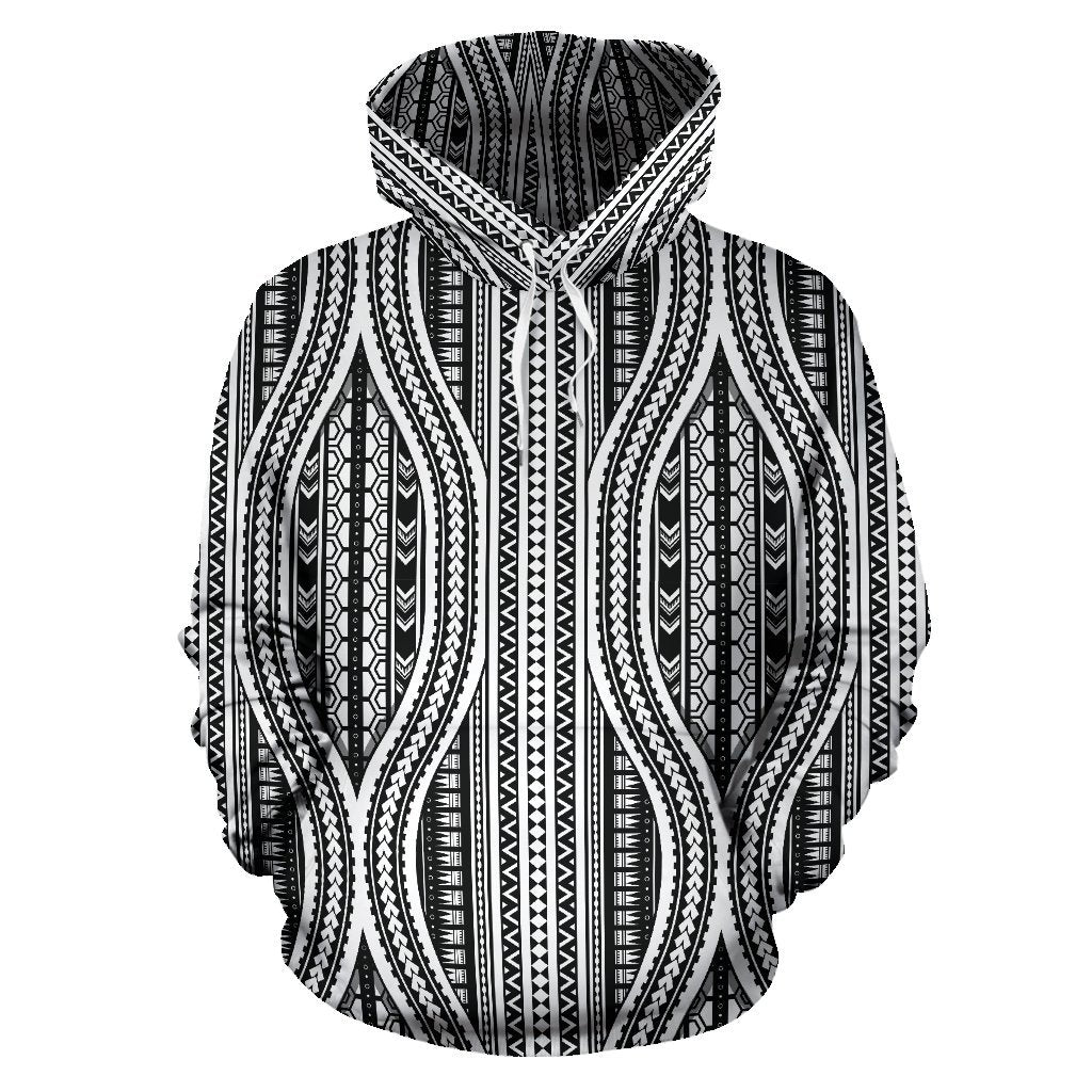 Polynesian Hawaiian Tribal Style All Over Print Hoodie