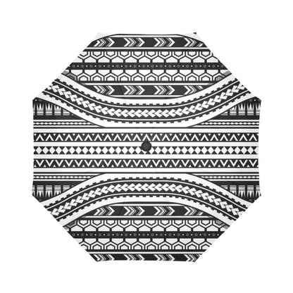 Polynesian Tribal Style Automatic Foldable Umbrella