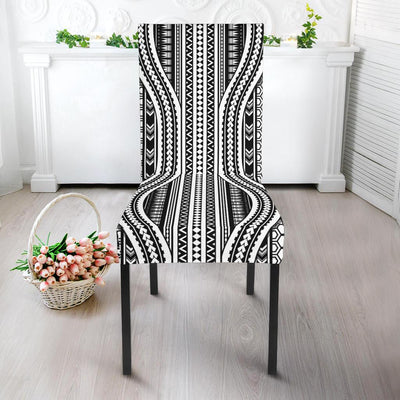 Polynesian Tribal Style Dining Chair Slipcover-JORJUNE.COM