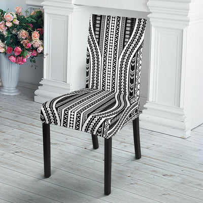 Polynesian Tribal Style Dining Chair Slipcover-JORJUNE.COM