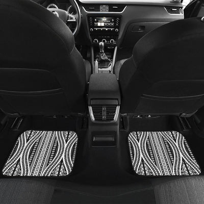 Polynesian Tribal Style Front and Back Car Floor Mats