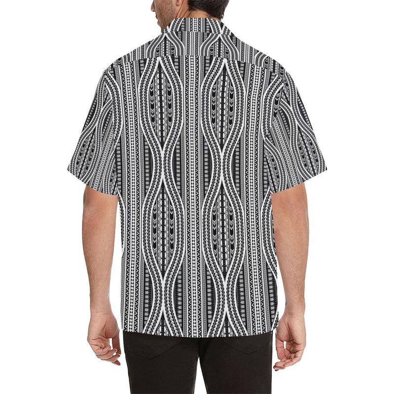 Polynesian Tribal Style Men Hawaiian Shirt-JorJune