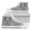 Polynesian Tribal Style Men High Top Shoes