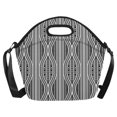 Polynesian Tribal Style Neoprene Lunch Bag-JorJune