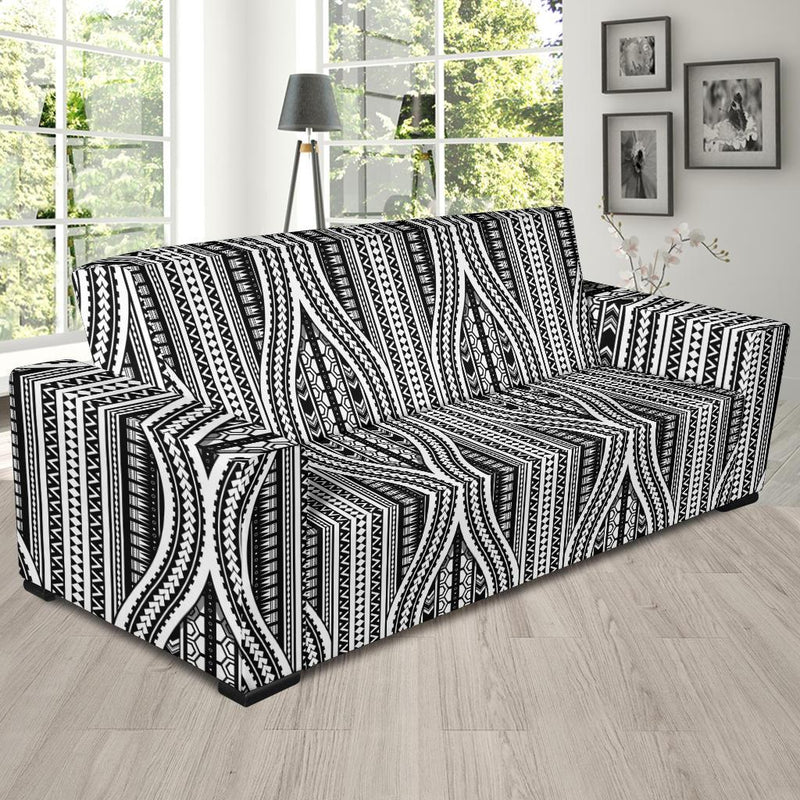 Polynesian Tribal Style Sofa Slipcover-JORJUNE.COM