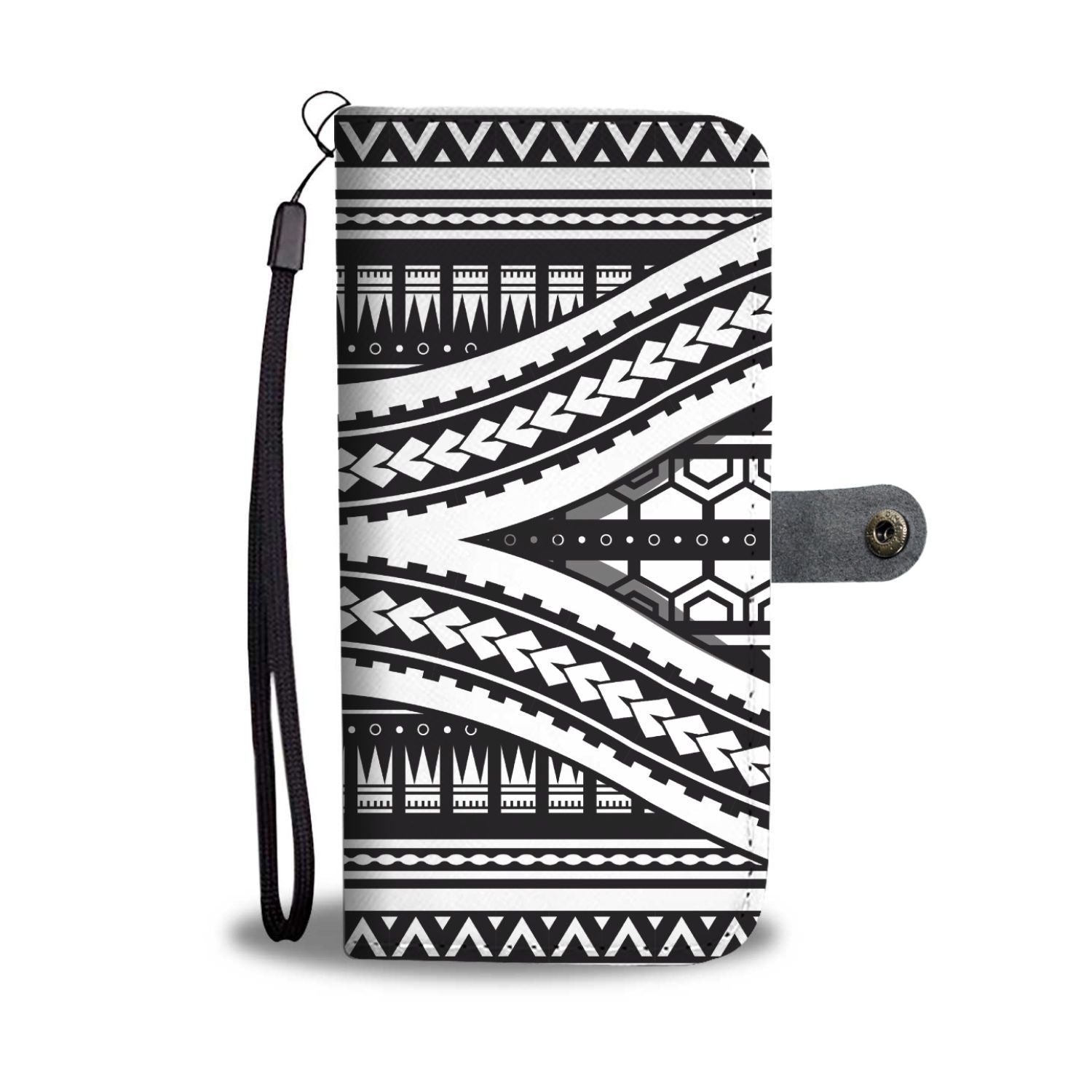 Polynesian Hawaiian Tribal Style Wallet Phone Case