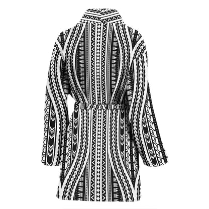 Polynesian Tribal Style Women Bath Robe