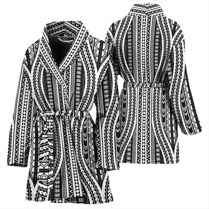 Polynesian Tribal Style Women Bath Robe