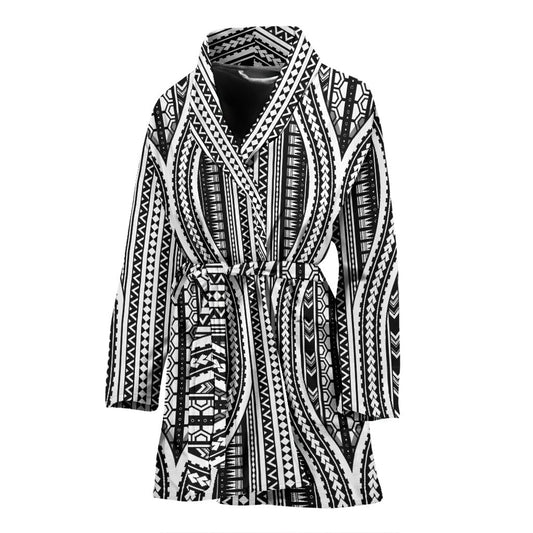 Polynesian Tribal Style Women Bath Robe