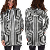 Polynesian Tribal Style Women Hoodie Dress