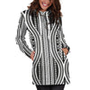 Polynesian Tribal Style Women Hoodie Dress