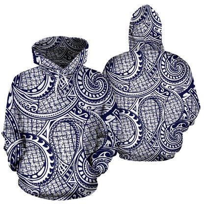 Polynesian Hawaiian Tribal Symbo All Over Print Hoodie