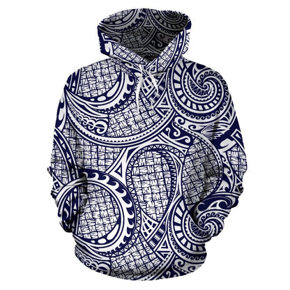 Polynesian Hawaiian Tribal Symbo All Over Print Hoodie