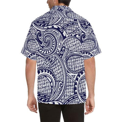 Polynesian Tribal Symbo Men Hawaiian Shirt