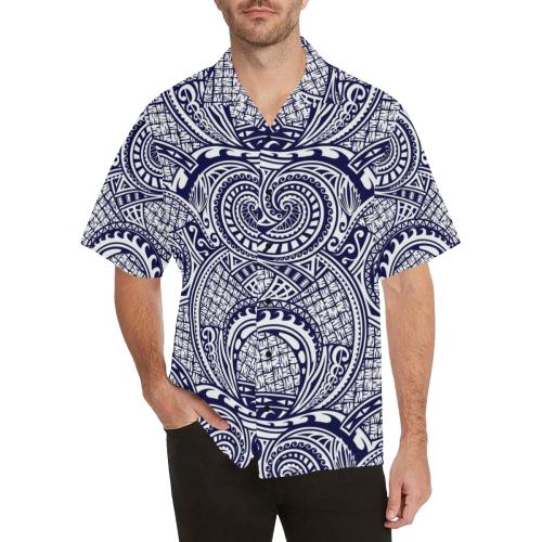 Polynesian Tribal Symbo Men Hawaiian Shirt