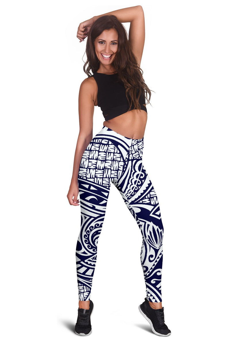 Polynesian Tribal Symbo Women Leggings