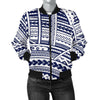 Polynesian Tribal Women Casual Bomber Jacket