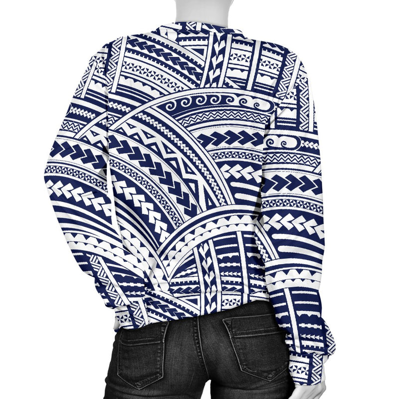 Polynesian Tribal Women Crewneck Sweatshirt