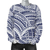 Polynesian Tribal Women Crewneck Sweatshirt