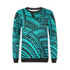 Polynesian Tribal Women Long Sleeve Sweatshirt-JorJune