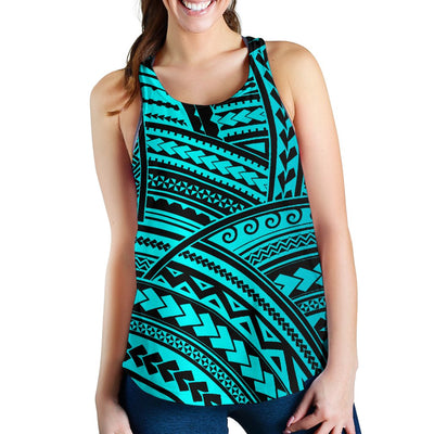 Polynesian Tribal Women Racerback Tank Top