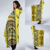 Polynesian Turtle Hawaiian Design Print Hooded Blanket-JORJUNE.COM