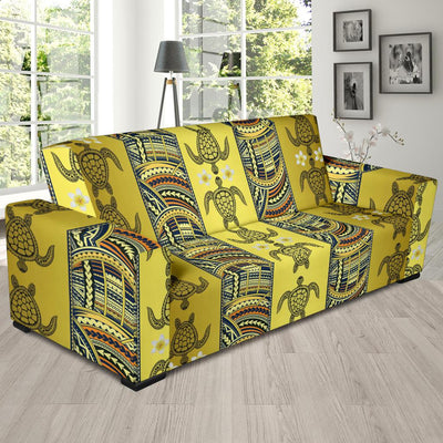 Polynesian Turtle Hawaiian Design Print Sofa Slipcover-JORJUNE.COM