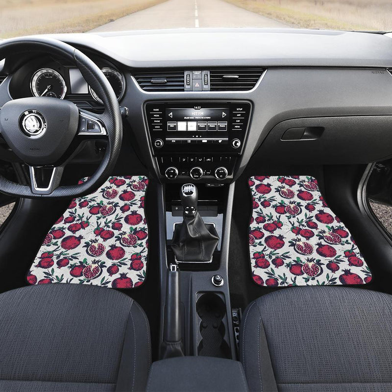 Pomegranate Pattern Print Design PG01 Car Floor Mats-JORJUNE.COM