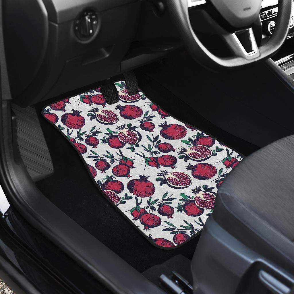 Pomegranate Pattern Print Design PG01 Car Floor Mats-JORJUNE.COM
